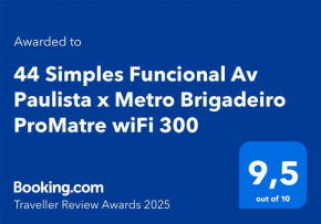44 Simples Funcional Av Paulista x Metro Brigadeiro ProMatre wiFi 300